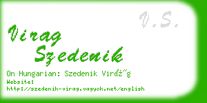 virag szedenik business card